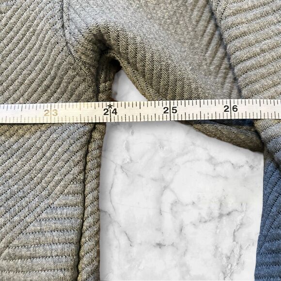 Balance Collection Marci Pullover Sweatshirt Quilted Heather Gray Women’s Size L - Picture 6 of 9